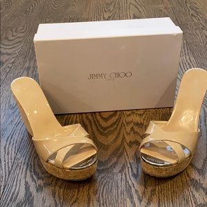 Brand new Jimmy Choo Perfume wedges!